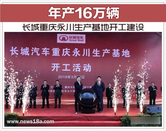 长城汽车重庆永川生产基地开工建设 年产16万辆背后的战略布局